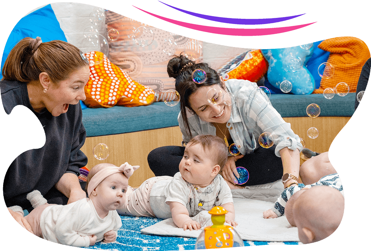 Classes Baby Sign Language Auslan Parents Online Course-Melbourne Parents and their children in Class for Baby Sign Language Auslan Parents Online Course-Melbourne