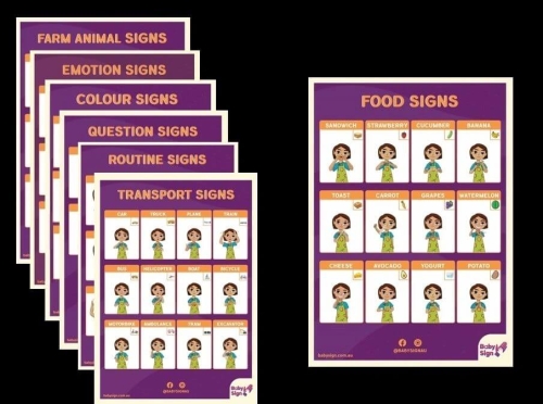 Full Set of Baby Sign Language Posters